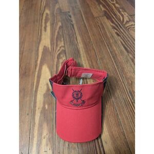 St Andrews Link Collection Red Visor NWT